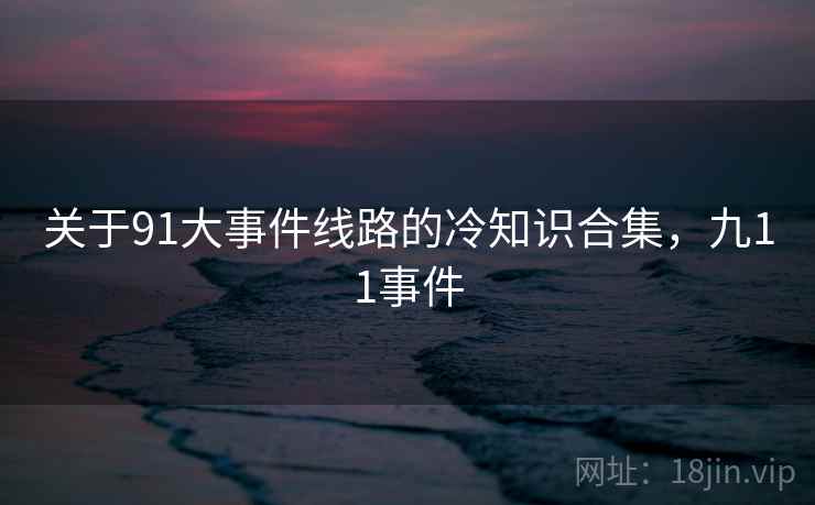 关于91大事件线路的冷知识合集,九11事件 关于91大事件线路的冷知识合集,九11事件